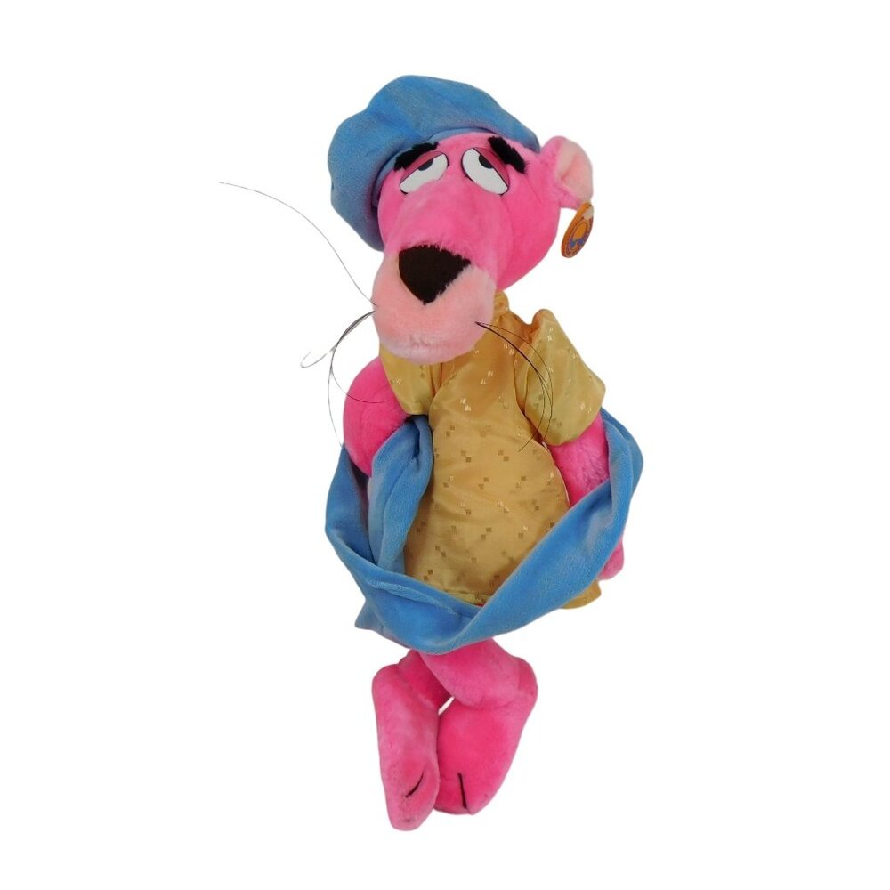 Pink Panther Touch Of Velvet 17”  Plush 1980  Stuffed Animal Mighty Star Toy